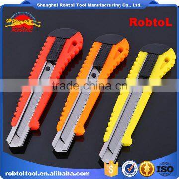 utility knife retractable blade box cutter art knives snap off lock razor blade plastic shell