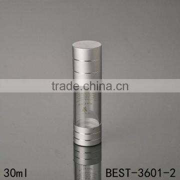 Classic Design Silver 30ml Airless Bottle Essential Oil Airless Pump Bottle 30ml photo-2