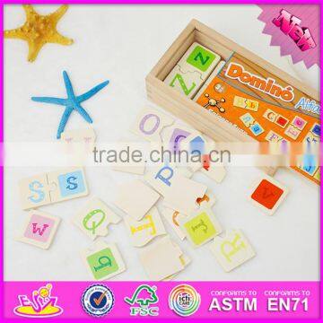 2016 Best Sale Funny Children Wooden Domino Blocks W15A069 photo-5