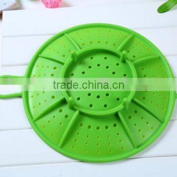 Kitchen Tools Silicone Steaming Rack Steamer Microwave Oven Drain Rack photo-4