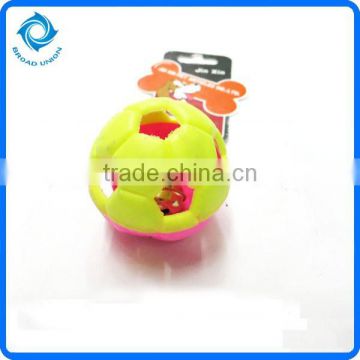 Plastic Toy Ball With Bell Chew Toy Snack Pet Ball