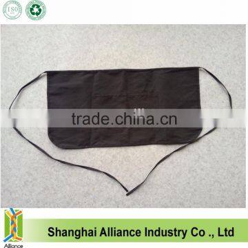 Black Cotton Apron Waist Style Cooking Apron With One Pocket(Z-AP-006) photo-2