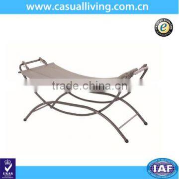 Outdoor camping hammock lounge bed hammock hanging bed with metal stand
