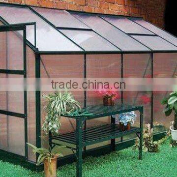unilateral greenhouse with two roof windows
