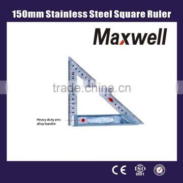 150mm Stainless Steel Square Ruler