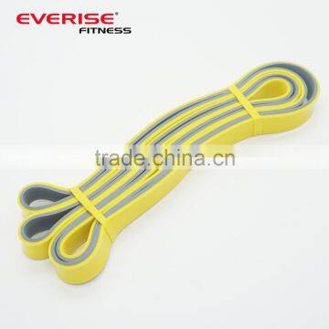 2017 New Developed Double Layer Double Color Fitness Latex Resistance Band photo-5