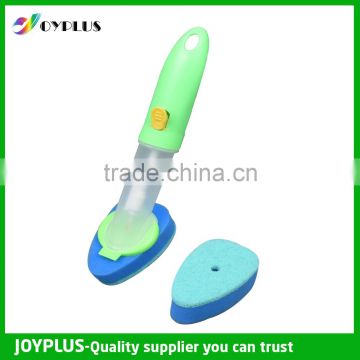 Dish Wand with Sponge Scourer