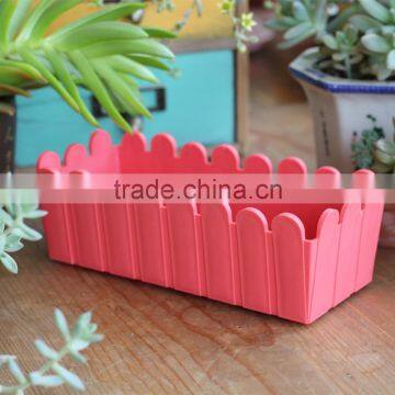 Light Colors Square Flower Pot photo-3