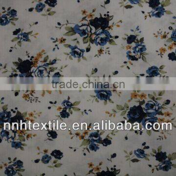 Low Price 100% Polyester Good Print Flower Print Fabric Wholesale photo-2