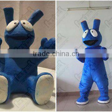 NO.2817 custom blue smart mascot costume