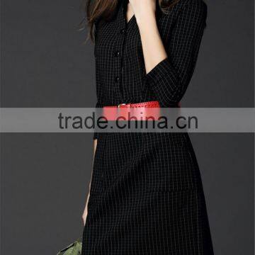 2015 Autumn Women Bodycon Carrer Dress Fashion OL Dress Long Sleeve Pencil Dress photo-2