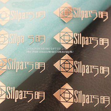 Custom Sliver Metal Logo Sunglasses Stickers photo-5