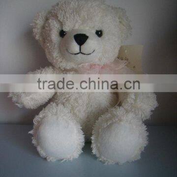 plush bear lovely wedding girl bear fake fur bear toys