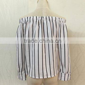 Maxnegio off Shoulder Top Korean Blouse for Women Summer 2017 photo-5