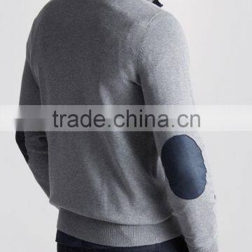 High Quality European Stylish Men's Half Button Fashion Cable Pullover Sweater With Turtle Neck(BKNM18) photo-2