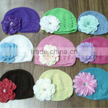 Beautiful flower kufi hat