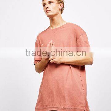 MGOO Wholesale Cotton Plain Streetwear Fashion Softex Round Neck T-Shirts OEM Big Quality T-shirt Manufacturer photo-2