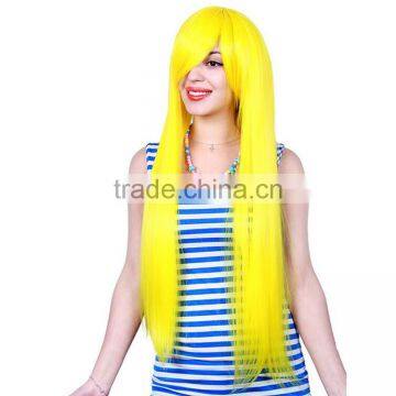 Bright Colorful Women Synthetic Hair Wig Halloween Cosplay Costume Party Wigs High Quality photo-3