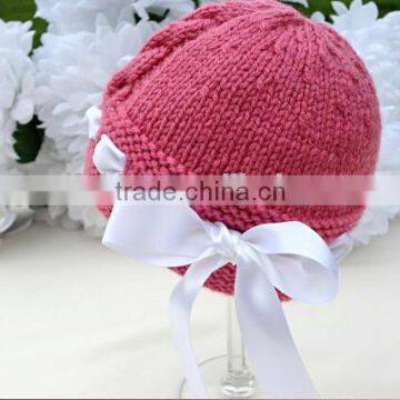 Baby Hand Knitted Hats With Shoes Winter Fashion Crochet Clothes Set For Kids photo-3