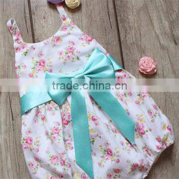 Wholesale Summer 0-24M Baby Clothes Toddler Plain Sleeveless Jumpsuit Baby Lace Linen Romper photo-4