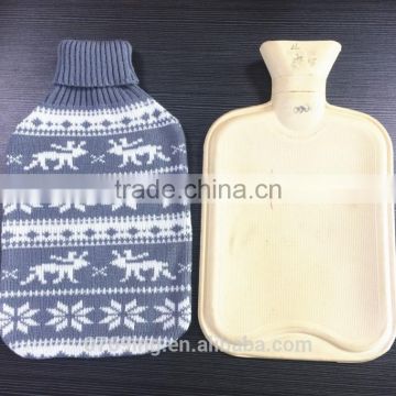 Snowlake Pattern Knitting Cover For Hot Water Bag