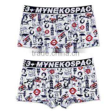 2017 China Manufacture OEM Customized Fashion Design Band 95%Cotton 5%Spandex 3D Print Boyshort Boxers Sport Women Underwear photo-3