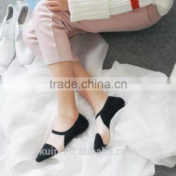 WS-29 Lace Crystal Silk Boat Socks Cat Cotton Sexy for Women Short Socks Afterwards Brand Quality Women Socks photo-4