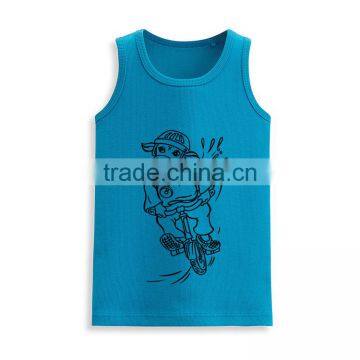 Wholesale Sleeveless t Shirt Fashion Kids Custom Print Tank Top Manufacturer photo-5