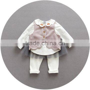 S17739A Whoelsale Kids Clothing Set Autumn Kids Outfit 2 Pcs Clothing Sets photo-3