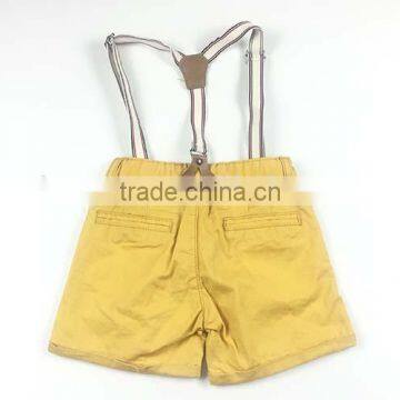 Girl Yellow Braces Jeans photo-3