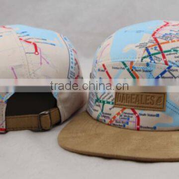 Dye Sublimation Wholesale Blank Custom 5 Panel Hat photo-2