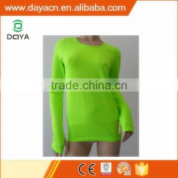 Women's Suitable Soft Long Sleeve T-shirt Seamless Long Sleeve T-shirt photo-3