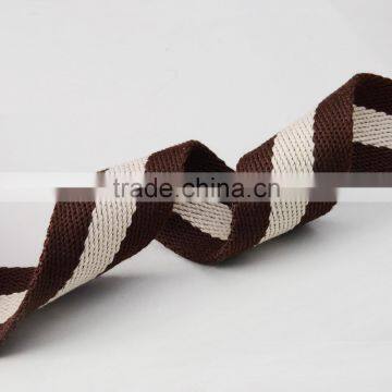 Brown Striped Canvas Webbing for Waist Belt photo-2