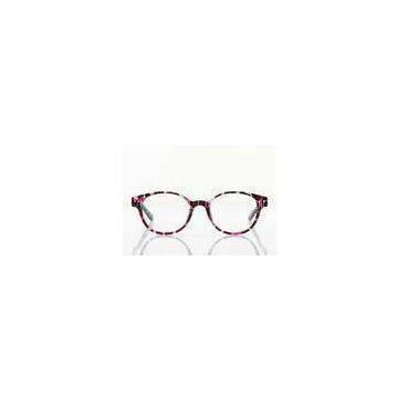 Large Round Cellulose Propionate Eyeglass Frames For Girls , Cute Glasses Frames