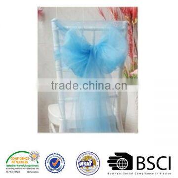 Organza sashes for beach chair