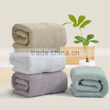 Reactive dyed cotton bath towels 500gsm China factory
