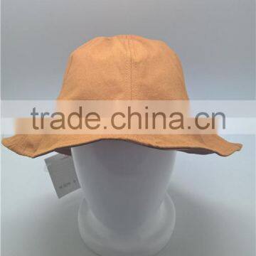 Lovely country style blossom brim female bucket hat