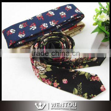 Wholesale Fashion Floral Skinny Tie