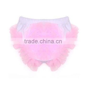 2014 pretty promotional bloomer for baby kids cute design stylish chiffon&cotton pettibloomer