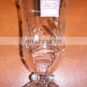 12 pcs cutting glass cup