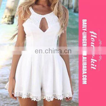 Ladies Sexy Hollow Skirt Jumpsuit 2017