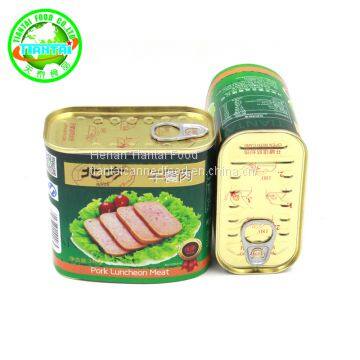 2018 hot selling canned pork luncheon meat