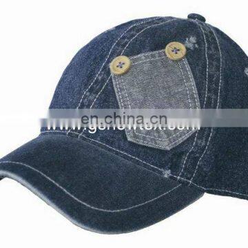 High quality blue jeans cap