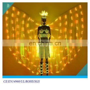 RGB control led angel wing led belly dance wings butterfly wing set