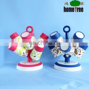 Hot Sales Candy Tree Holder 8PCS Plastic Cup Hanger Drying Rack