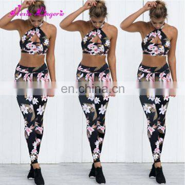 Low Price Fashion Print Fitness Tights 92 Polyester 8 Spandex Leggings photo-4