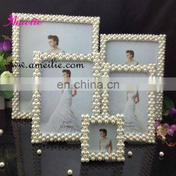 AP9012 Pearl Square Wedding Funny Photo Frames