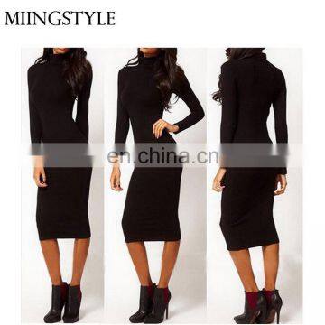 2016 Women Party Dresses Long Sleeve Sexy Club Winter Dress Bodycon Bandage Dress