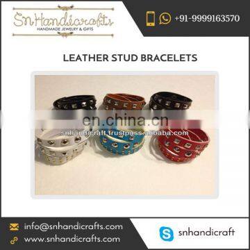 Stylish Triple Wrap PU Leather Bracelet Available at Bulk Rate