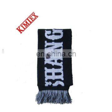 Black Football Fans Knitted scarf&shawl